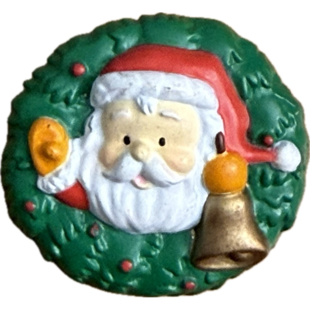 Santa Claus Christmas Brooch‎